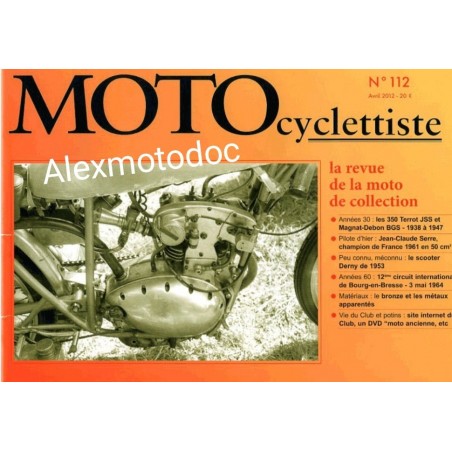 Motocyclettiste n° 112